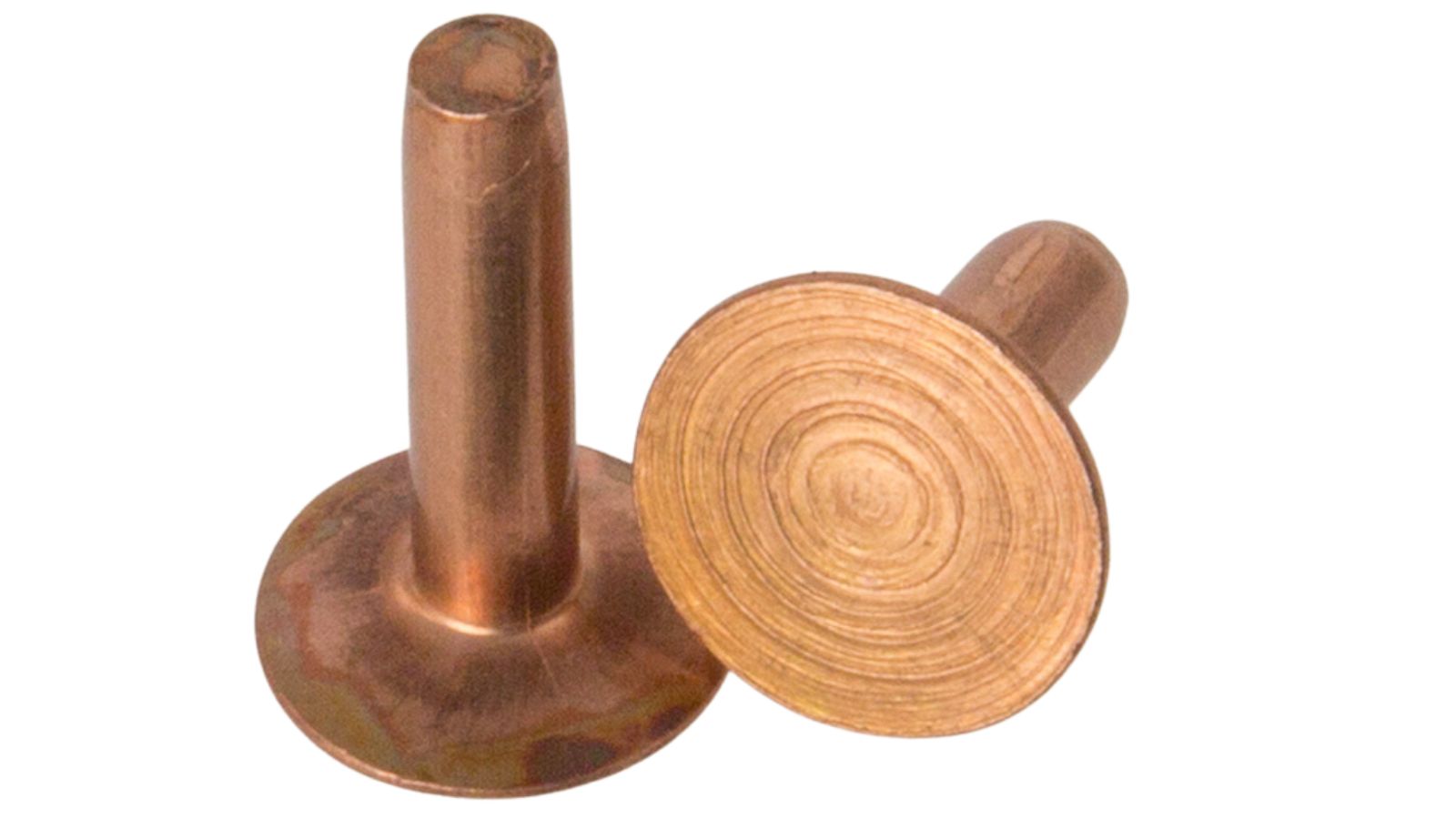 Copper rivets