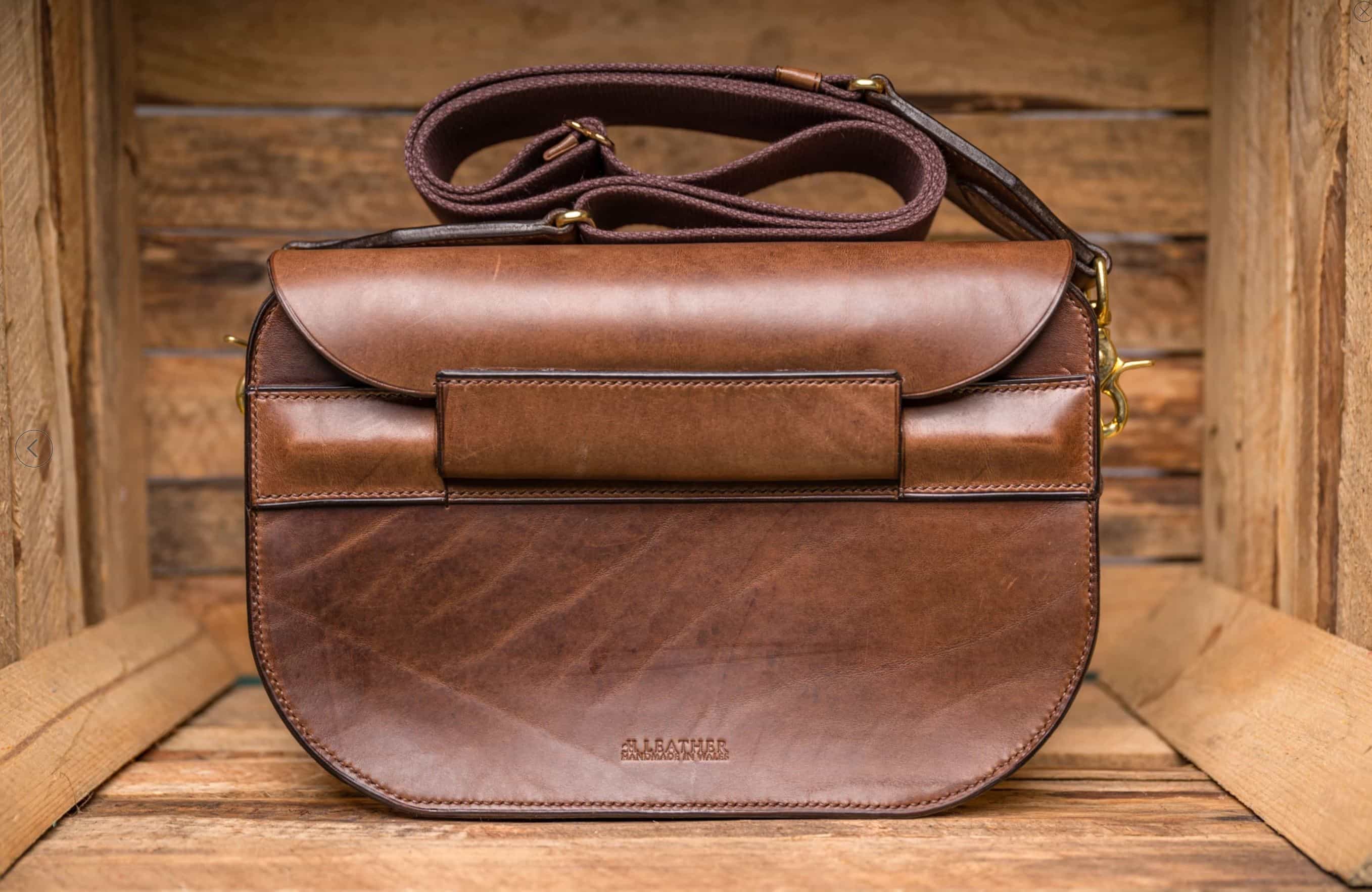 JH Leather Brown leather Cartridge Bag