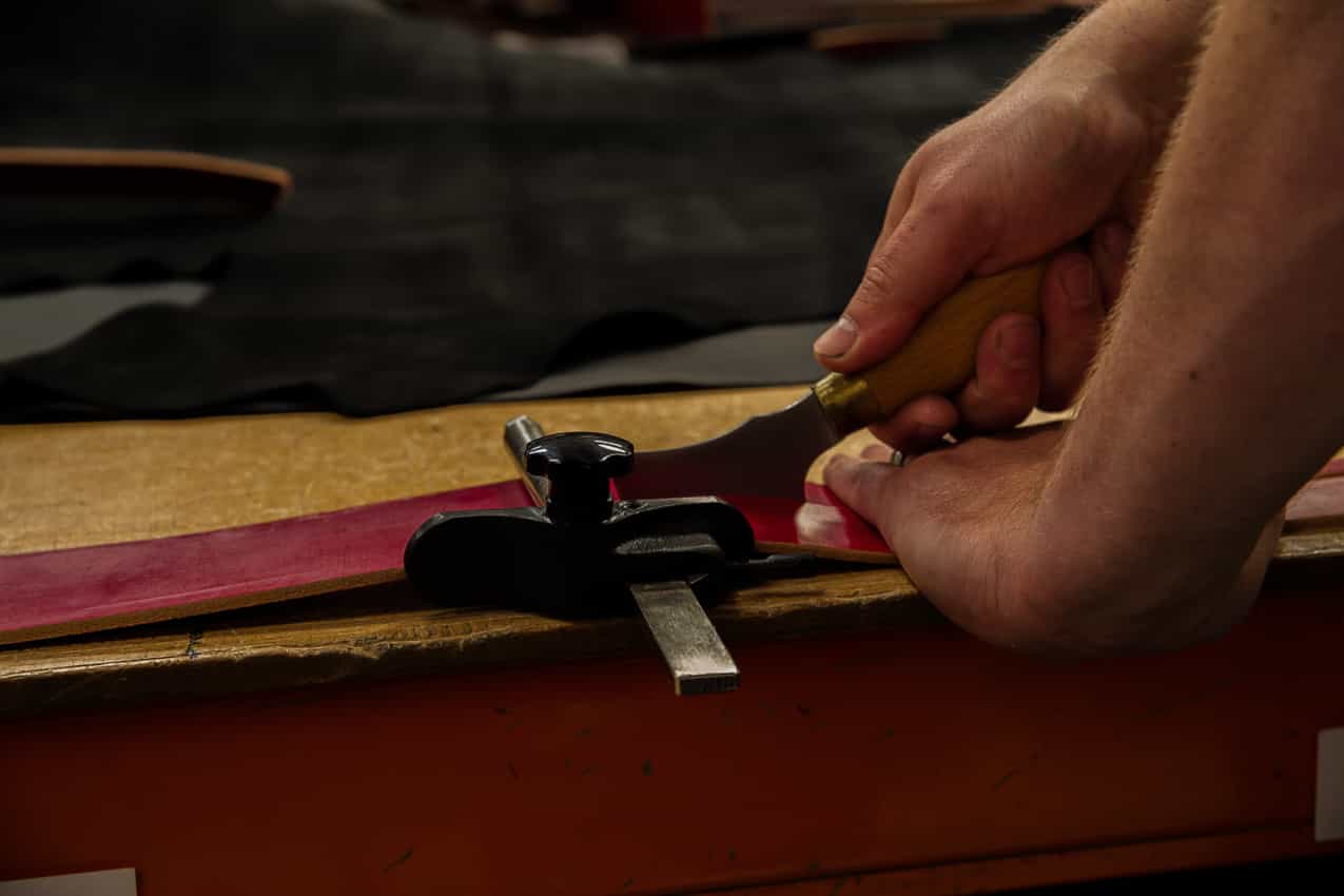 Italian plogh gauge, strap cutting, leathercraft