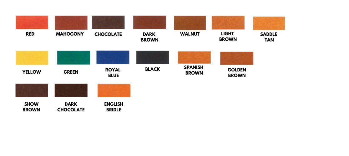 Pro dye colour chart