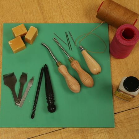 Selectio of tools on a cutting board