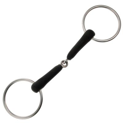 RUBBER JOINTED SNAFFLE  4"  10cm