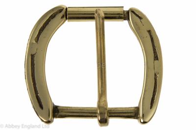 HORSESHOE ROLLER BUCKLE NP BRIGHT  11/2"  38mm