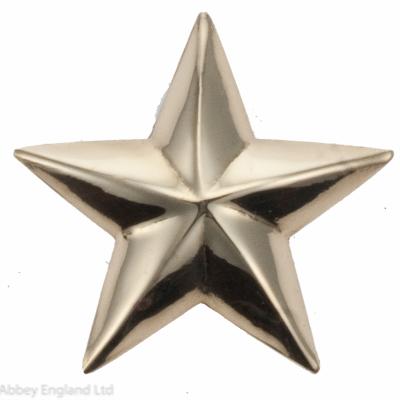 REIN TIP 5-POINT STAR BRASS  1"  25mm