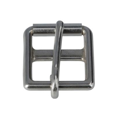 GIRTH ROLLER BUCKLE LOST WAX S/S  7/8"  22mm
