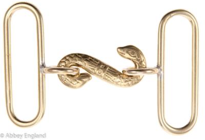 S/BROWNE MILITARY SNAKE CAST BRASS  2"  50mm