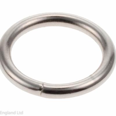 WELDED RINGS NP/IRON  1" x 10G  25mm