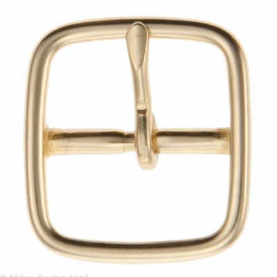 OVAL WHOLE BUCKLE 67L BRASS  3/4"  19mm