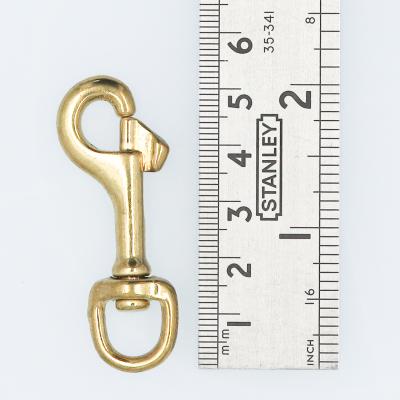 TRIGGER HOOK R/E SMALL BRASS  3/8"  10mm