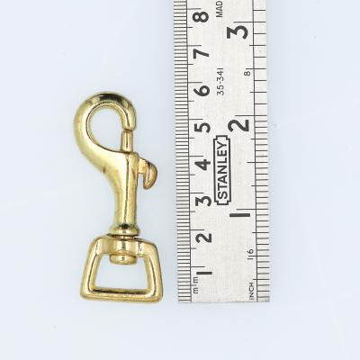 TRIGGER HOOK SQ/E SMALL BRASS  1/2"  12mm