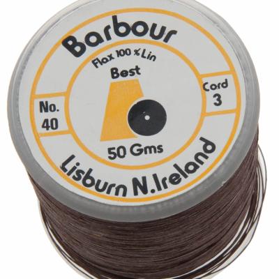 LINEN THREAD 40/3 50g BARBOUR WH/BROWN