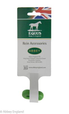 EQUUS MARTINGALE STOP  1"  25mm  GREEN 