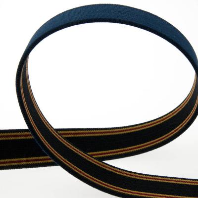 HEAVY ELASTIC  1"  25mm  BLACK/RED/GOLD sale