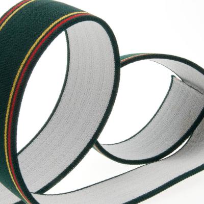 HEAVY ELASTIC  1"  25mm  GREEN,RED/YELLOW sale
