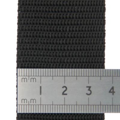 PLAIN POLYPROP WEB  11/2"  38mm  BLACK 550kg