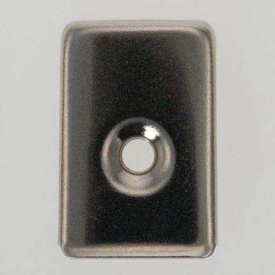 SPRING HANDLE END PLATES NP 3/4"  20mm