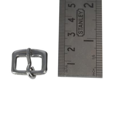 STANDARD STAMPED BRIDLE BUCKLE  S/S  1/2"  12mm