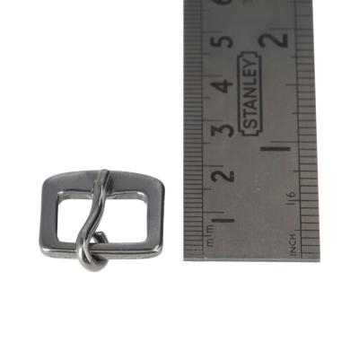 STANDARD STAMPED BRIDLE BUCKLE  S/S  5/8"  15mm