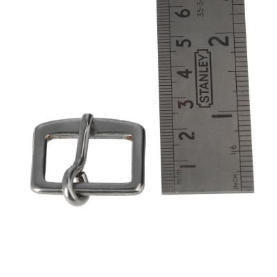 STANDARD STAMPED BRIDLE BUCKLE  S/S  7/8"  22mm