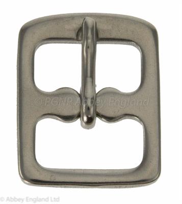 STIRRUP BUCKLE STAMPED  S/S  7/8"  23mm