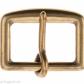 BRIDLE BUCKLE SQUARE BRASS  1/2"  12mm