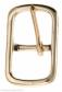 WHOLE WIRE BUCKLE BRASS  3/4"  20mm