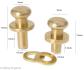 S/BROWNE LONG STUD & WASHER BRASS