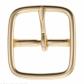 OVAL WHOLE BUCKLE 67L BRASS  3/4"  19mm